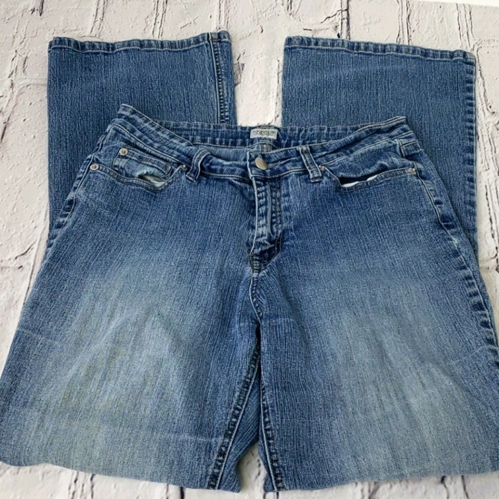 VENUS Bootcut 10" Rise Jeans Very Loved 7/8 30x31 - Picture 3 of 12